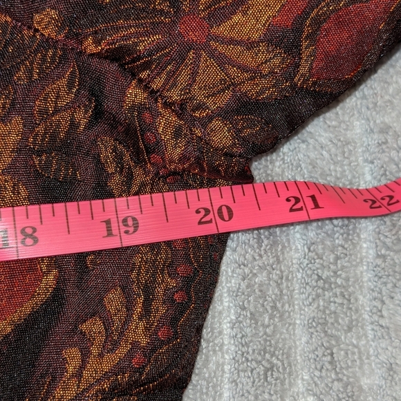 Additions by Chico's‎ Womens Paisley  Print  Tapestry Blazer Jacket Size 0 XS - Picture 5 of 6